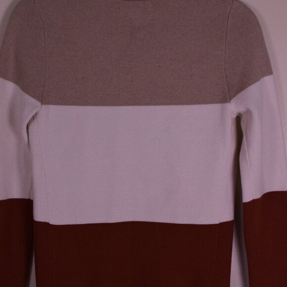 Women's Banana Republic Fall Color Block Cardigan Cotton, Silk Sweater - Size XS - Picture 6 of 6